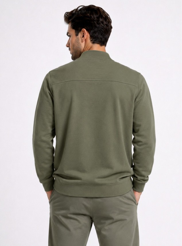 Polerón Cuello Alto Regular Fit Verde Piero Butti Polerón Cuello Alto Regular Fit Verde Piero Butti