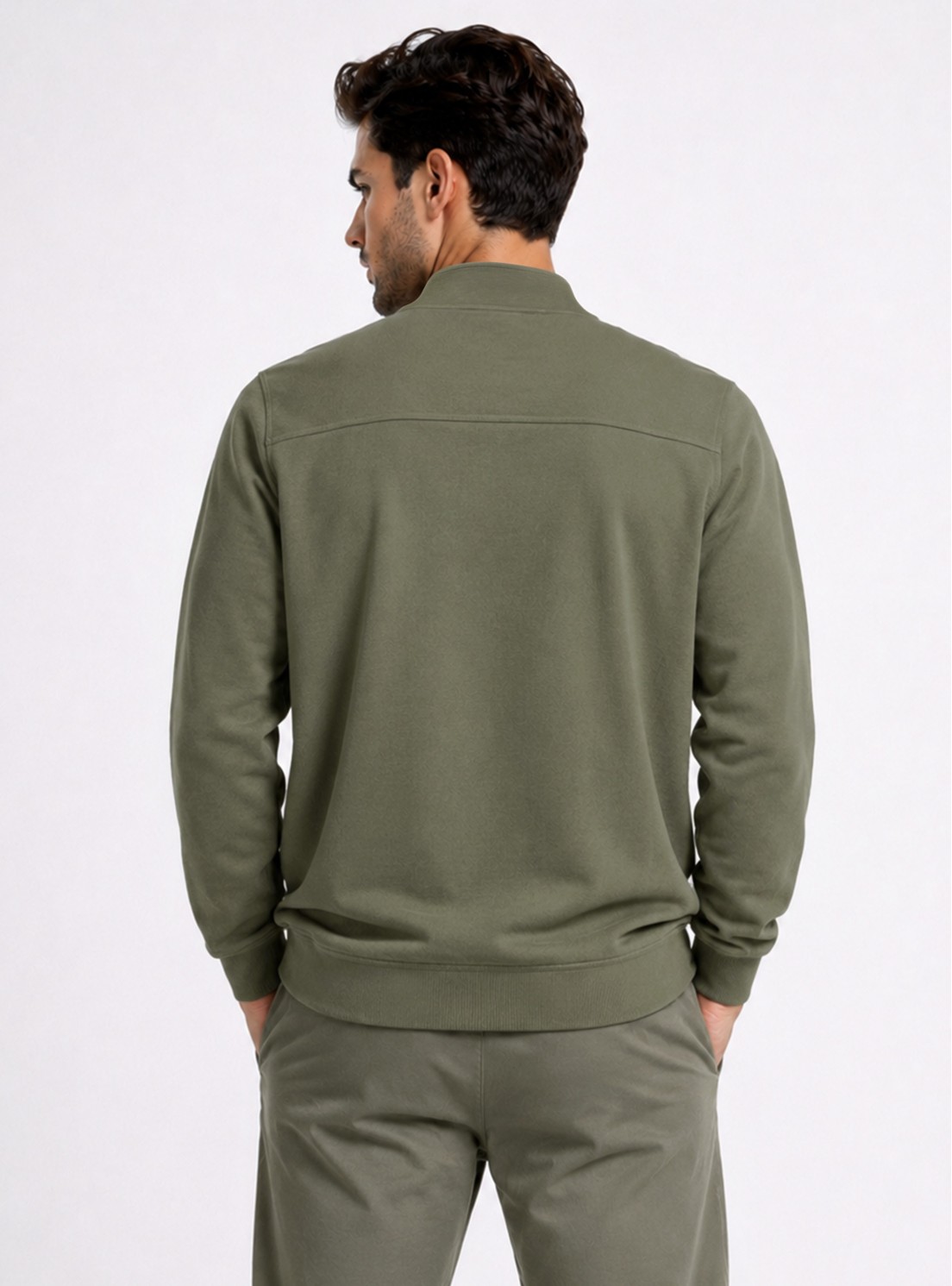 Polerón Cuello Alto Regular Fit Verde Piero Butti Polerón Cuello Alto Regular Fit Verde Piero Butti