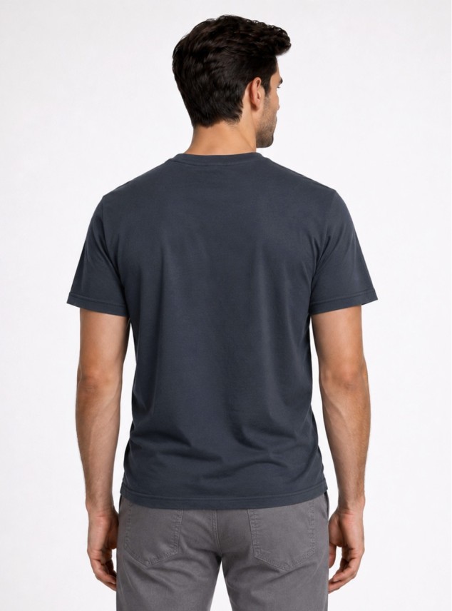 Polera Cuello Redondo Regular Fit Azul Marino Piero Butti Polera Cuello Redondo Regular Fit Azul Marino Piero Butti