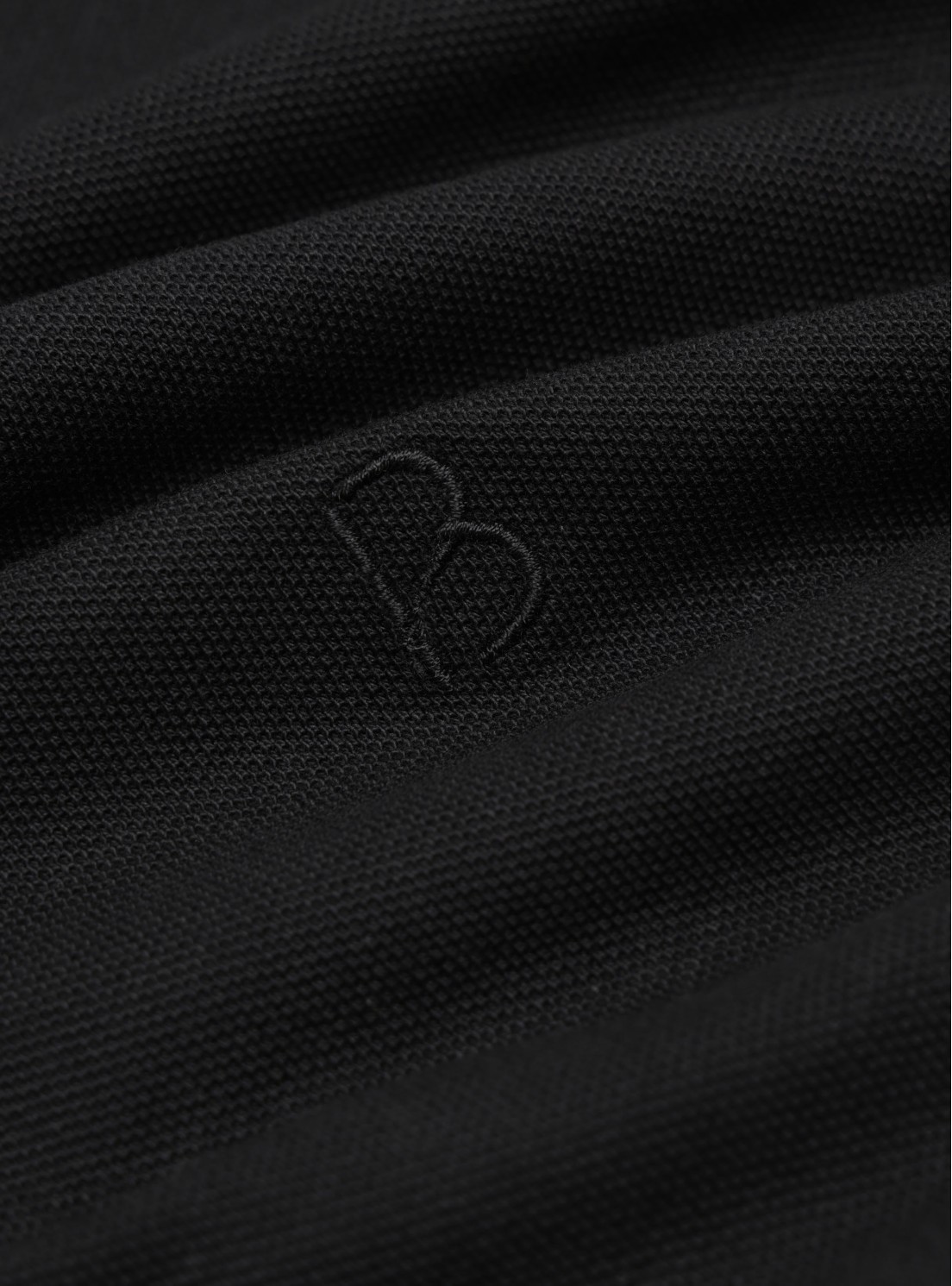 Polera Pique Abotonada Regular Fit Negro Piero Butti Polera Pique Abotonada Regular Fit Negro Piero Butti