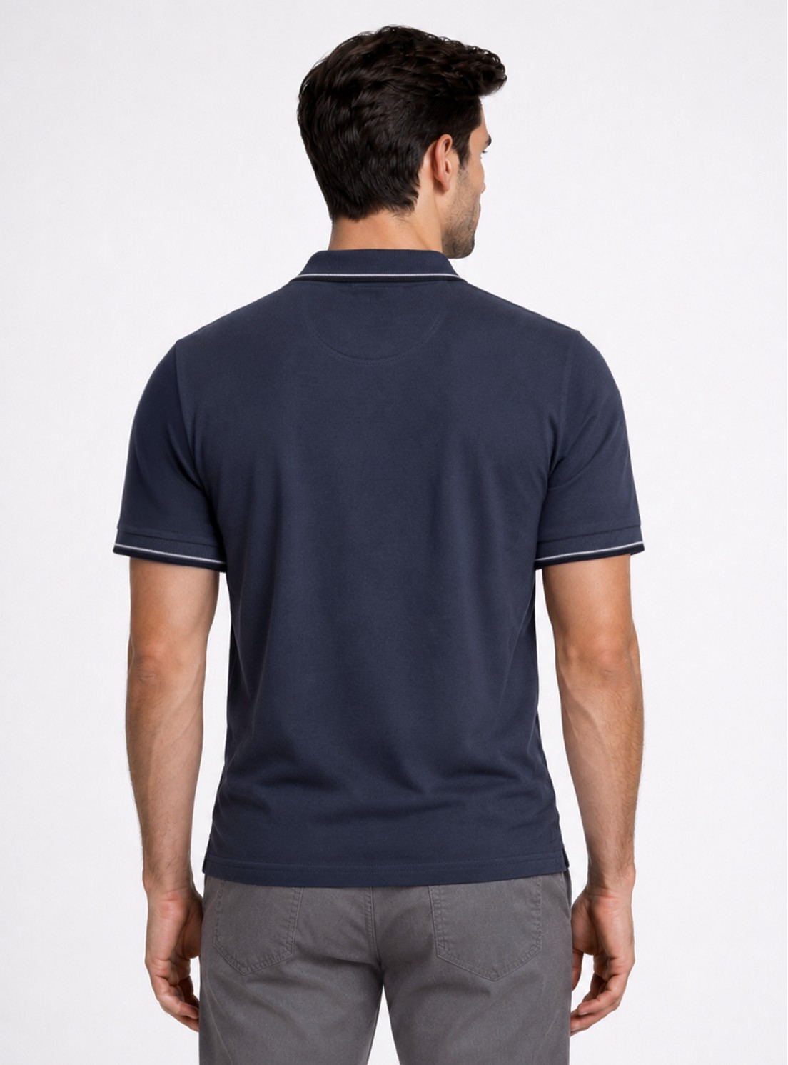 Polera Pique Regular Fit Azul Piero Butti Polera Pique Regular Fit Azul Piero Butti