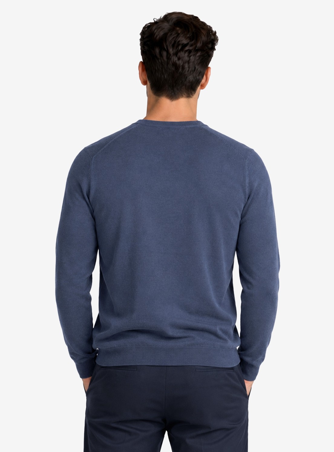 Sweater Cuello V Regular Fit Denim Piero Butti Sweater Cuello V Regular Fit Denim Piero Butti