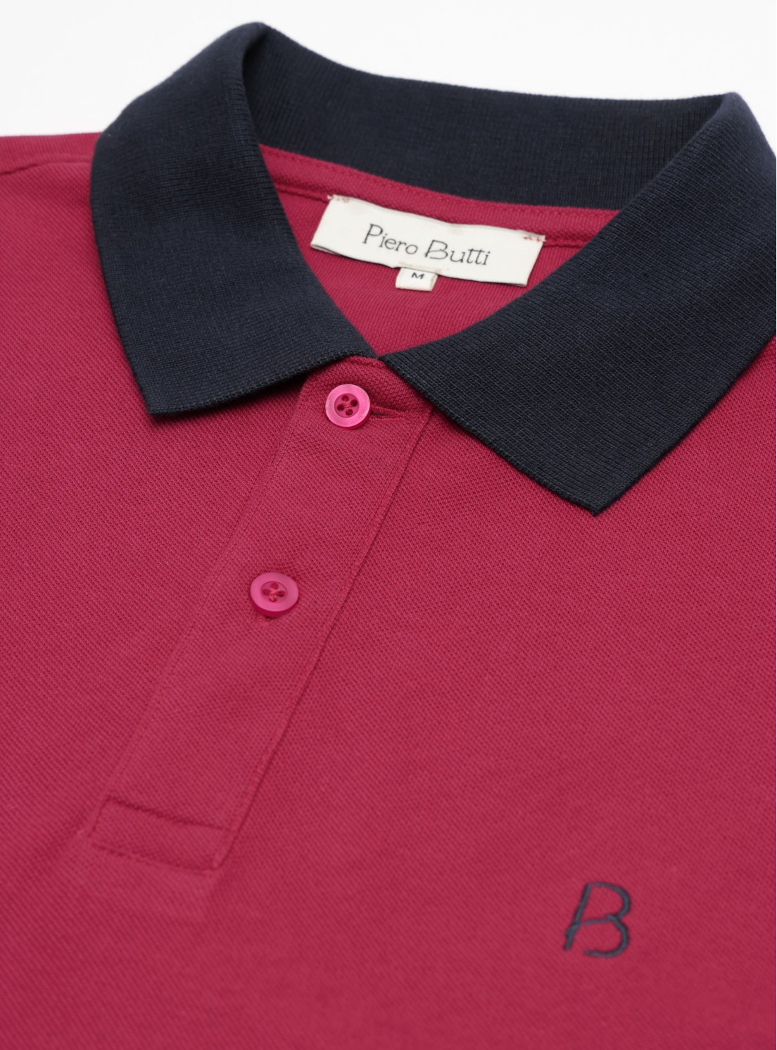 Polera Pique Regular Fit Guinda Piero Butti Polera Pique Regular Fit Guinda Piero Butti