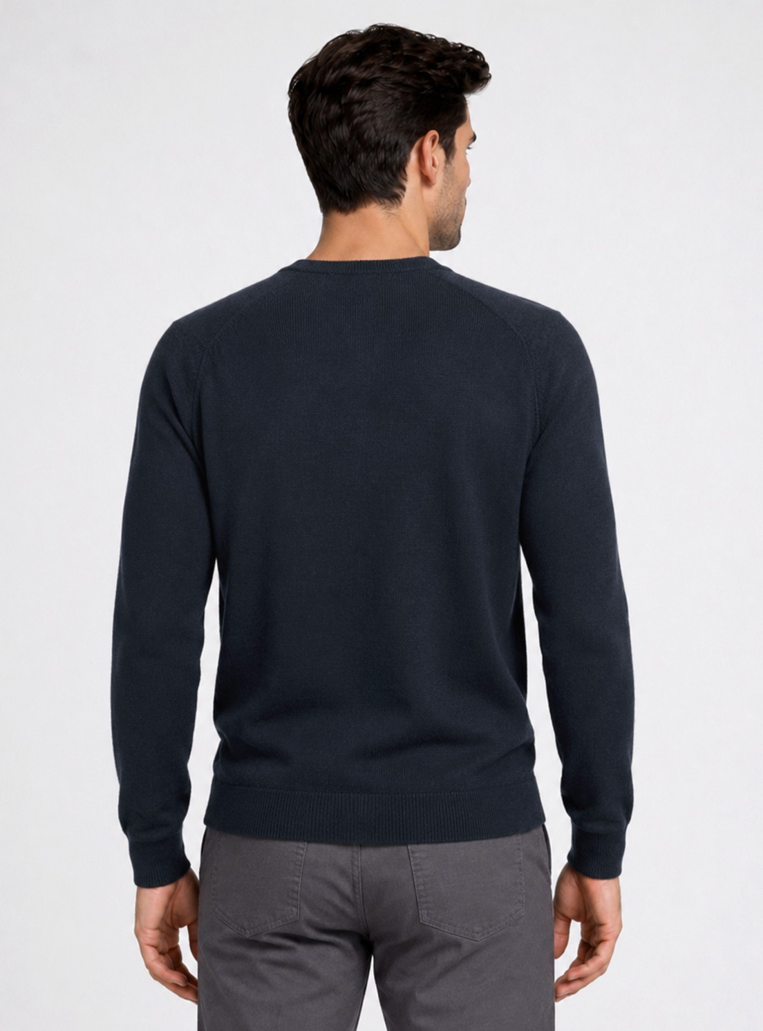 Sweater Cuello V Regular Fit Azul Marino Piero Butti Sweater Cuello V Regular Fit Azul Marino Piero Butti