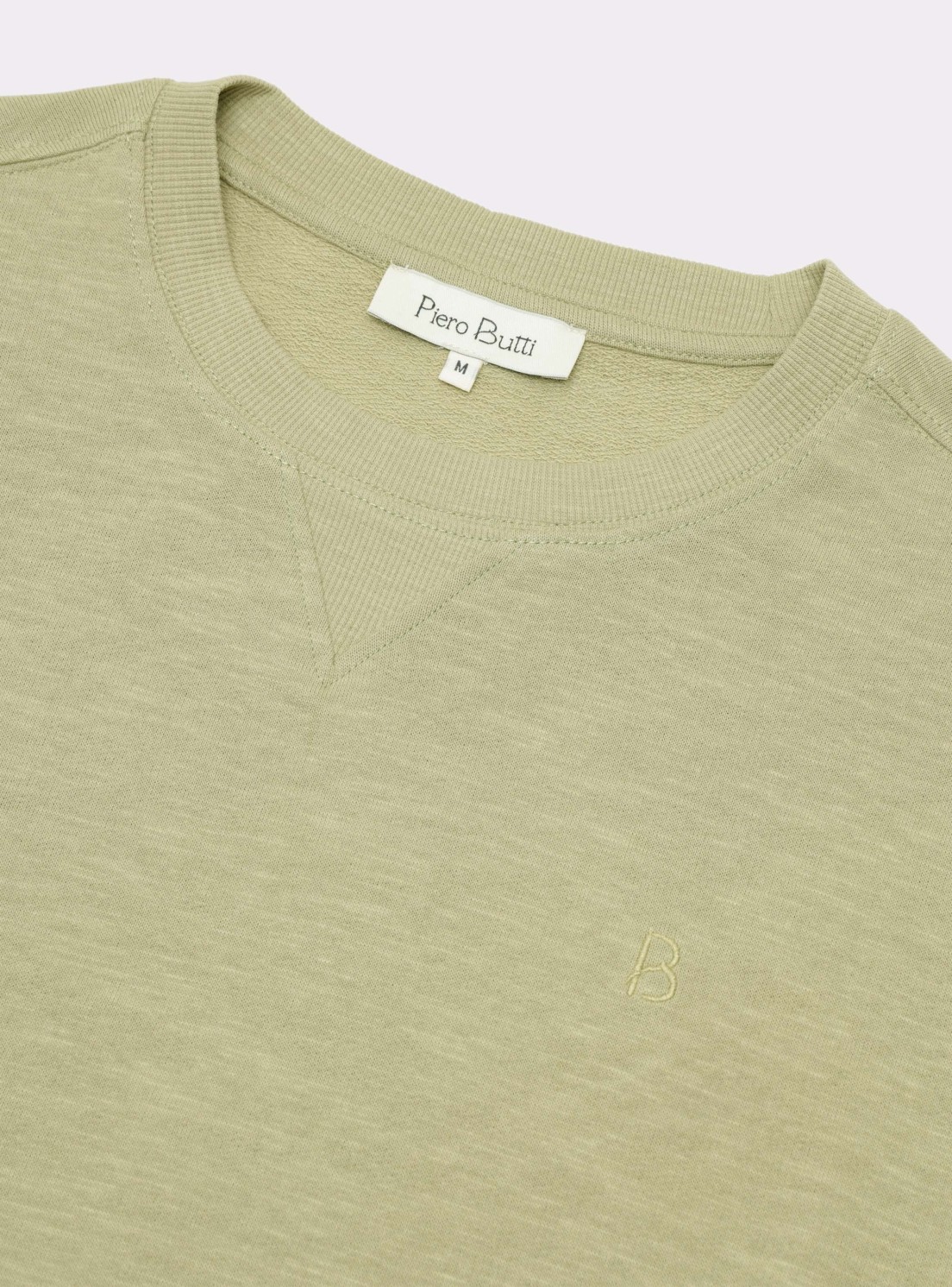 Polerón Cuello Redondo Regular Fit Verde Piero Butti Polerón Cuello Redondo Regular Fit Verde Piero Butti