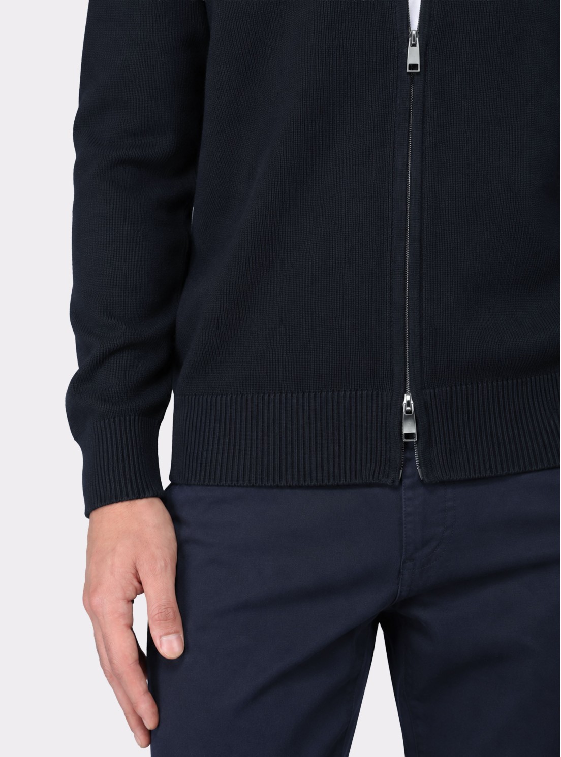 Sweater Cuello Alto Regular Fit Azul Marino Piero Butti Sweater Cuello Alto Regular Fit Azul Marino Piero Butti