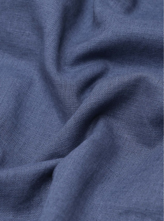 Camisa Lino-Algodón Regular Fit Azul Piero Butti Camisa Lino-Algodón Regular Fit Azul Piero Butti