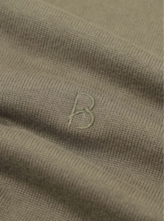 Polera tejida Lisa Regular Fit Verde Piero Butti Polera tejida Lisa Regular Fit Verde Piero Butti