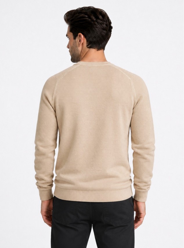 Sweater Stone Wash Regular Fit Café Piero Butti Sweater Stone Wash Regular Fit Café Piero Butti