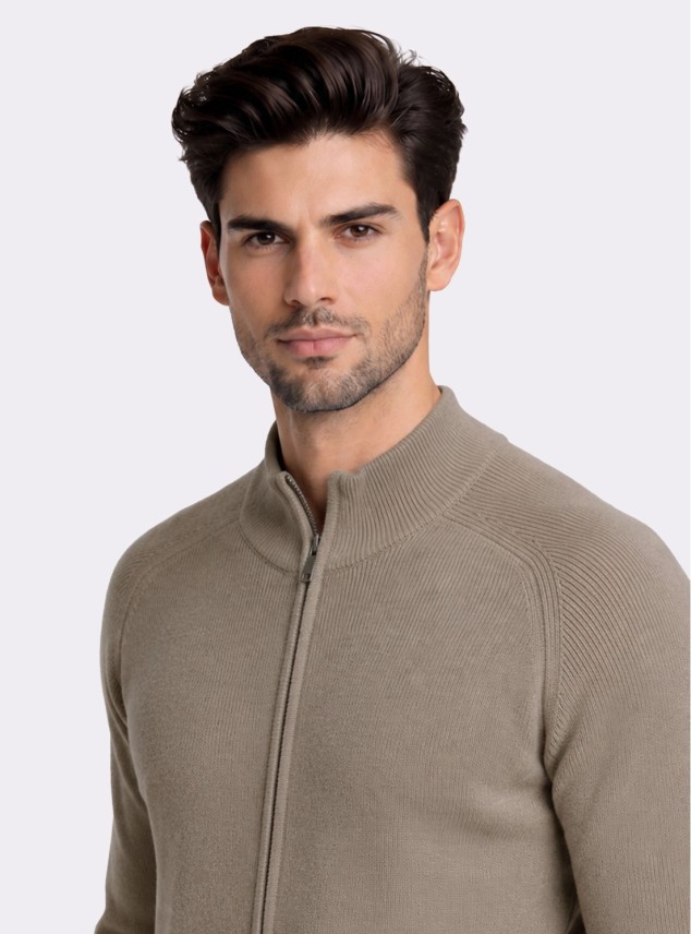 Sweater Cuello Alto Regular Fit Café Piero Butti Sweater Cuello Alto Regular Fit Café Piero Butti
