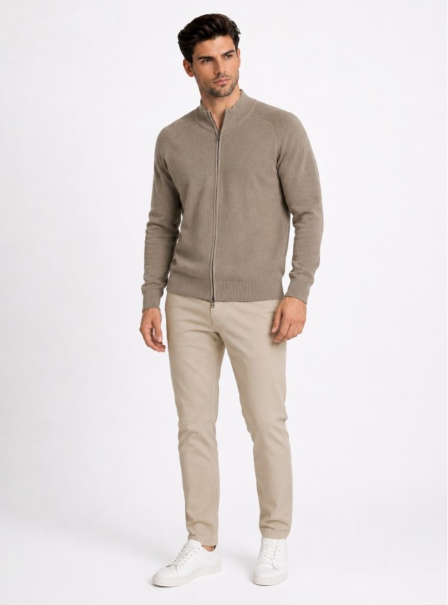 Sweater Cuello Alto Regular Fit Café Piero Butti Sweater Cuello Alto Regular Fit Café Piero Butti