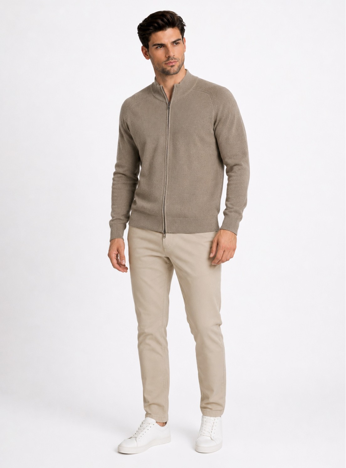 Sweater Cuello Alto Regular Fit Café Piero Butti Sweater Cuello Alto Regular Fit Café Piero Butti