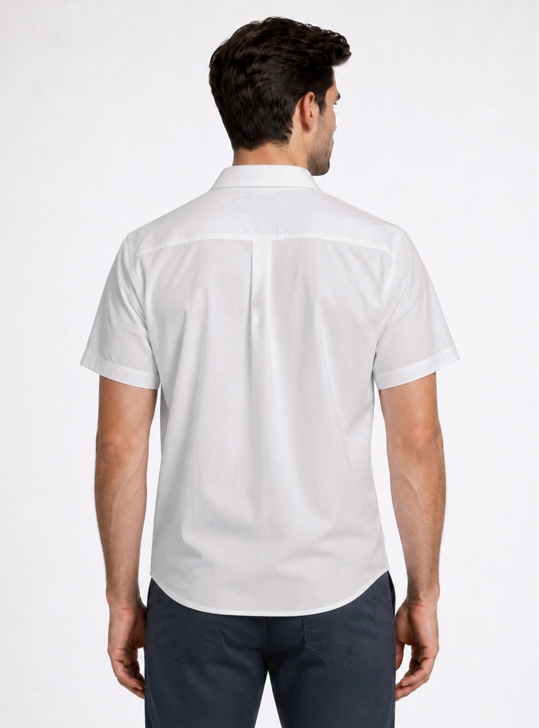 Camisa Lino-Algodón Regular Fit Blanco Piero Butti Camisa Lino-Algodón Regular Fit Blanco Piero Butti