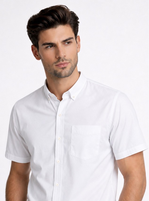 Camisa Lisa Regular Fit Blanco Piero Butti Camisa Lisa Regular Fit Blanco Piero Butti