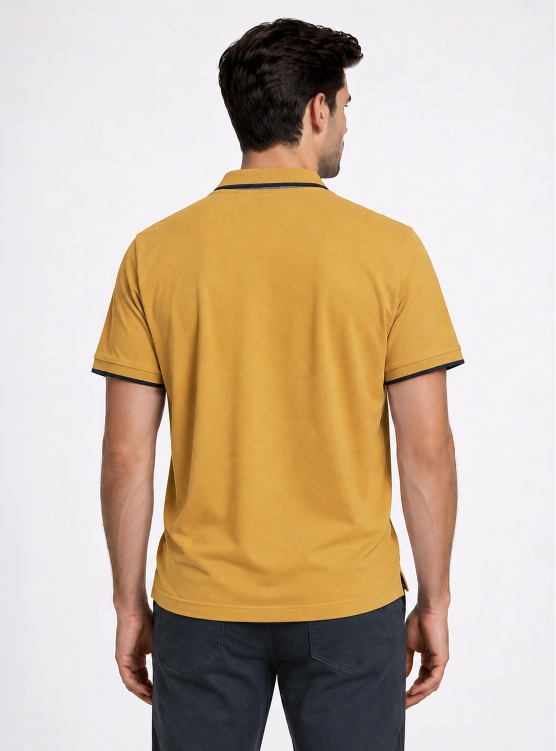 Polera Pique Regular Fit Mostaza Piero Butti Polera Pique Regular Fit Mostaza Piero Butti
