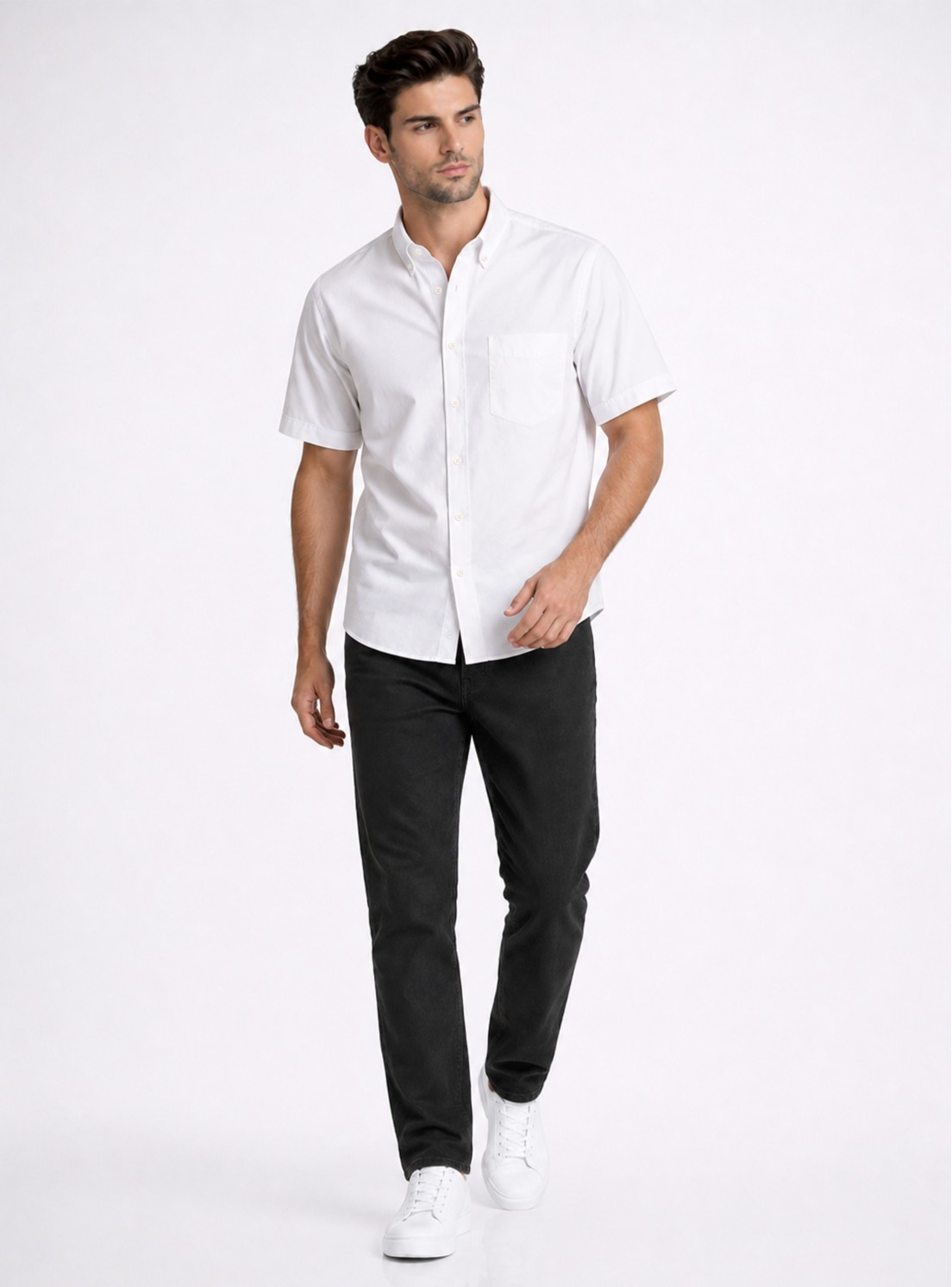 Camisa Lisa Regular Fit Blanco Piero Butti Camisa Lisa Regular Fit Blanco Piero Butti