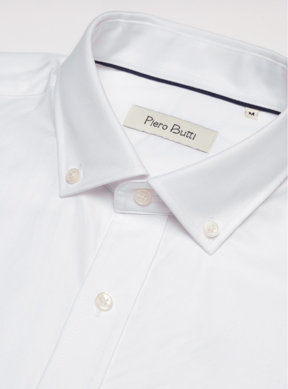 Camisa Lisa Regular Fit Blanco Piero Butti Camisa Lisa Regular Fit Blanco Piero Butti