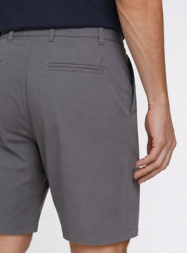 Bermuda Lisa Spandex Regular Fit Gris Piero Butti Bermuda Lisa Spandex Regular Fit Gris Piero Butti