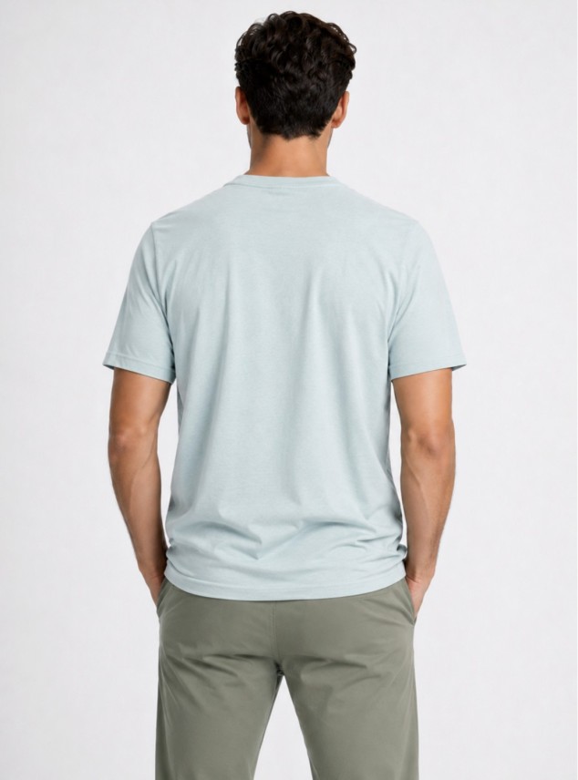 Polera Cuello Redondo Regular Fit Verde Piero Butti Polera Cuello Redondo Regular Fit Verde Piero Butti