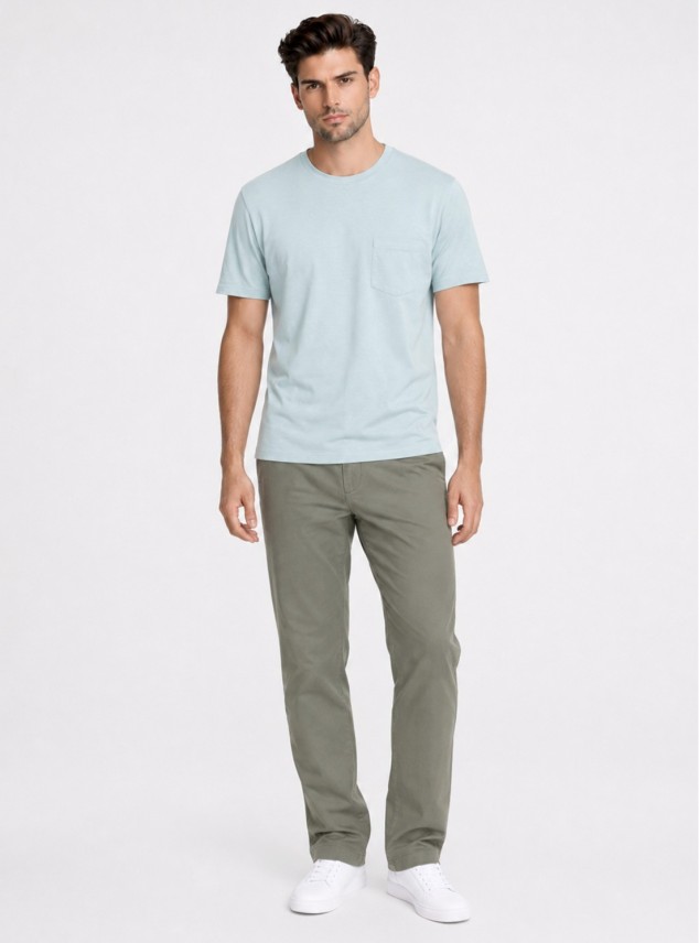 Polera Cuello Redondo Regular Fit Verde Piero Butti Polera Cuello Redondo Regular Fit Verde Piero Butti