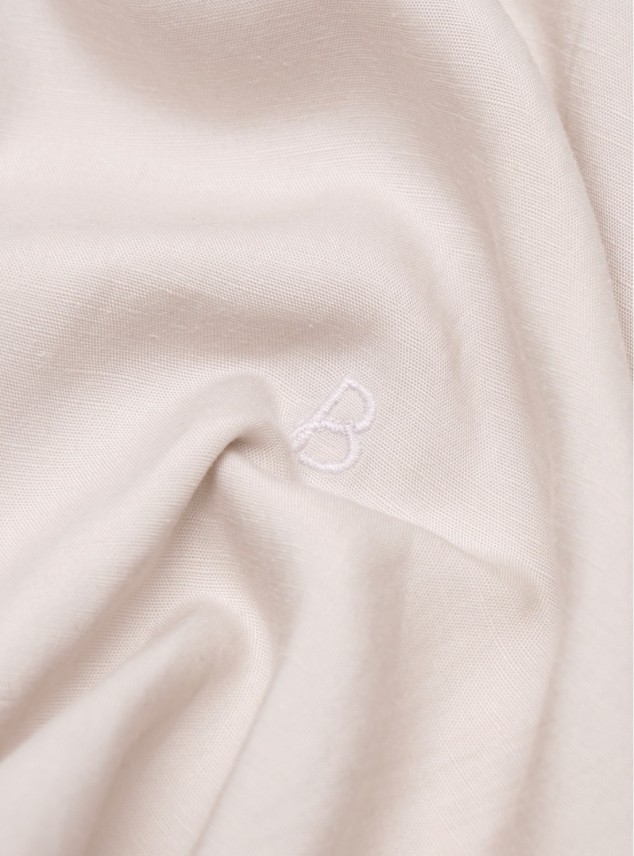 Camisa Lisa Regular Fit Beige Piero Butti Camisa Lisa Regular Fit Beige Piero Butti
