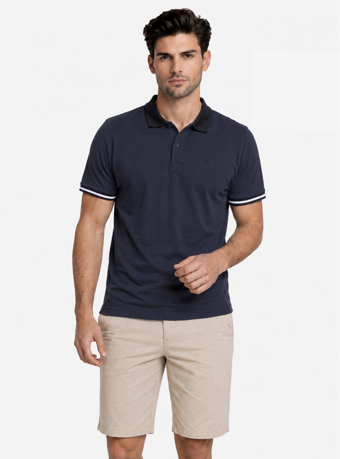 Polera Pique Regular Fit Azul Piero Butti Polera Pique Regular Fit Azul Piero Butti