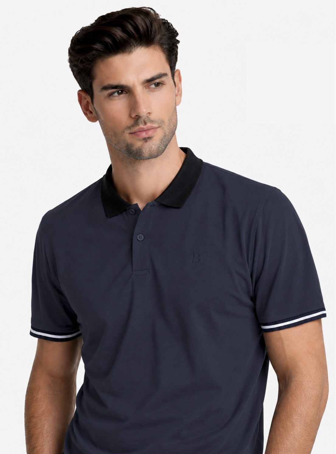 Polera Pique Regular Fit Azul Piero Butti Polera Pique Regular Fit Azul Piero Butti