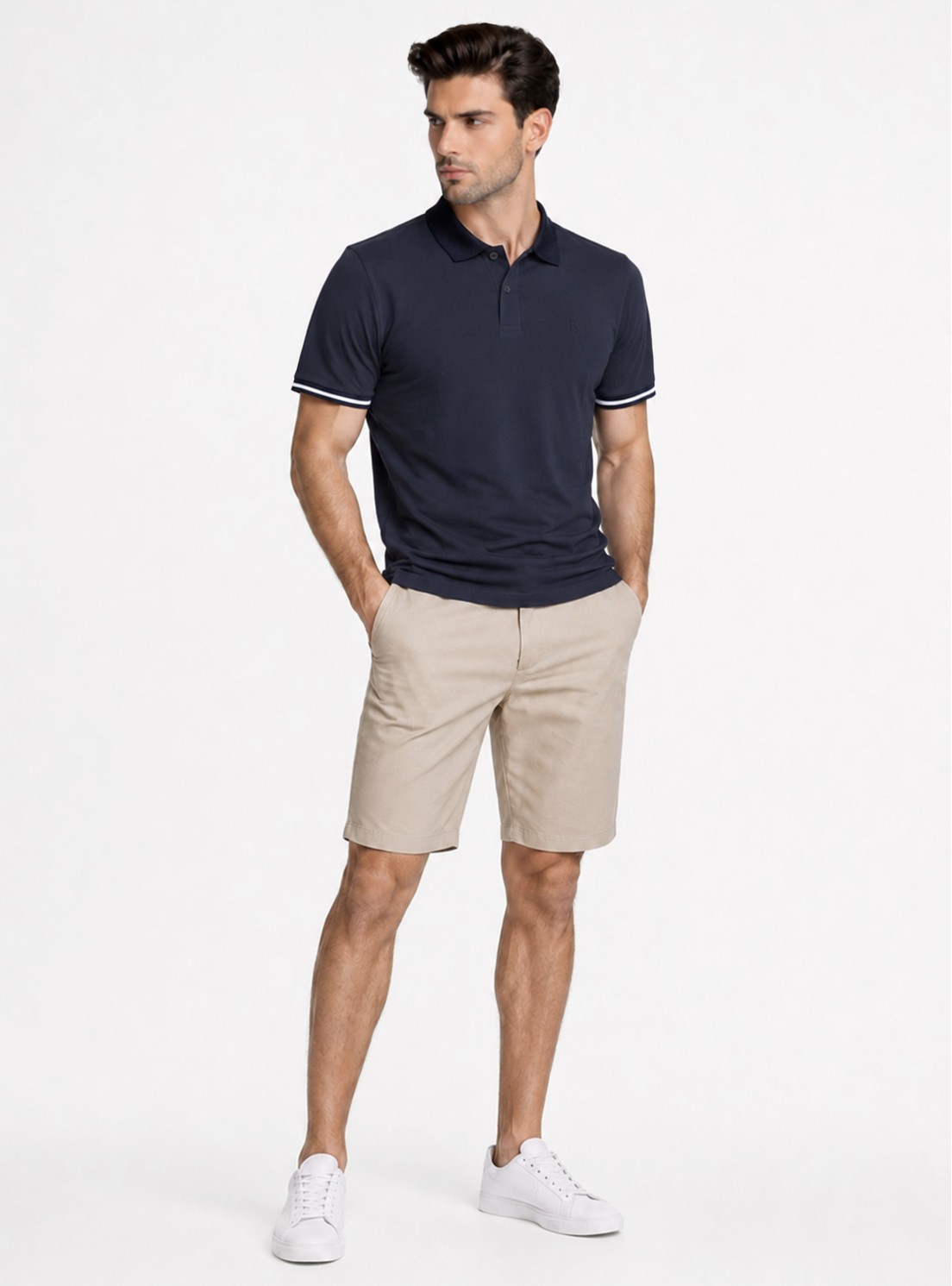 Polera Pique Regular Fit Azul Piero Butti Polera Pique Regular Fit Azul Piero Butti