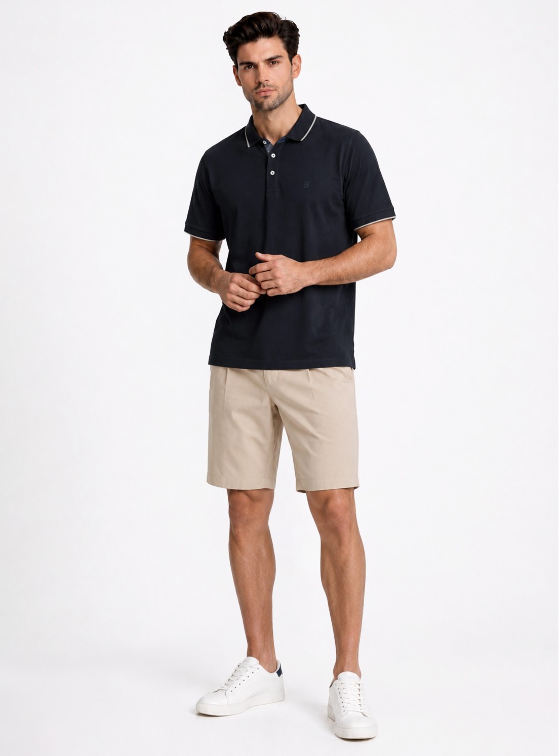 Polera Pique Regular Fit Azul Marino Piero Butti Polera Pique Regular Fit Azul Marino Piero Butti