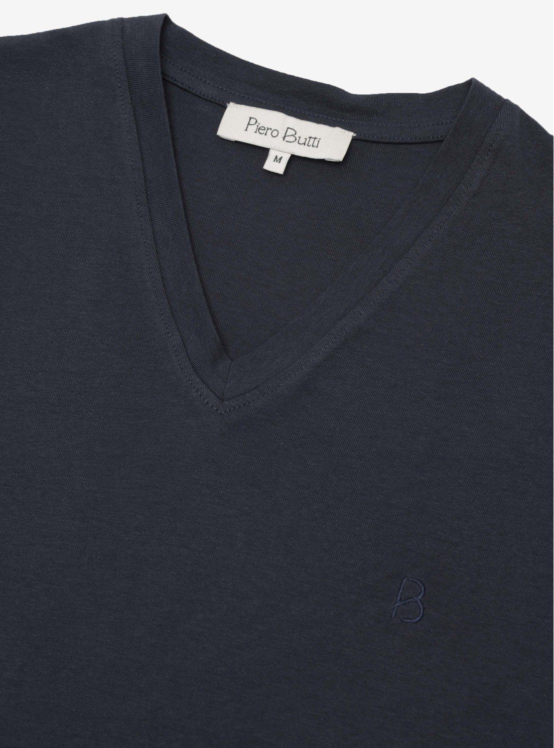 Polera Cuello V Regular Fit Azul Marino Piero Butti Polera Cuello V Regular Fit Azul Marino Piero Butti