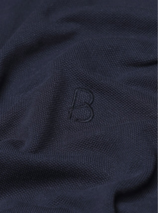 Polera Pique Regular Fit Azul Piero Butti Polera Pique Regular Fit Azul Piero Butti