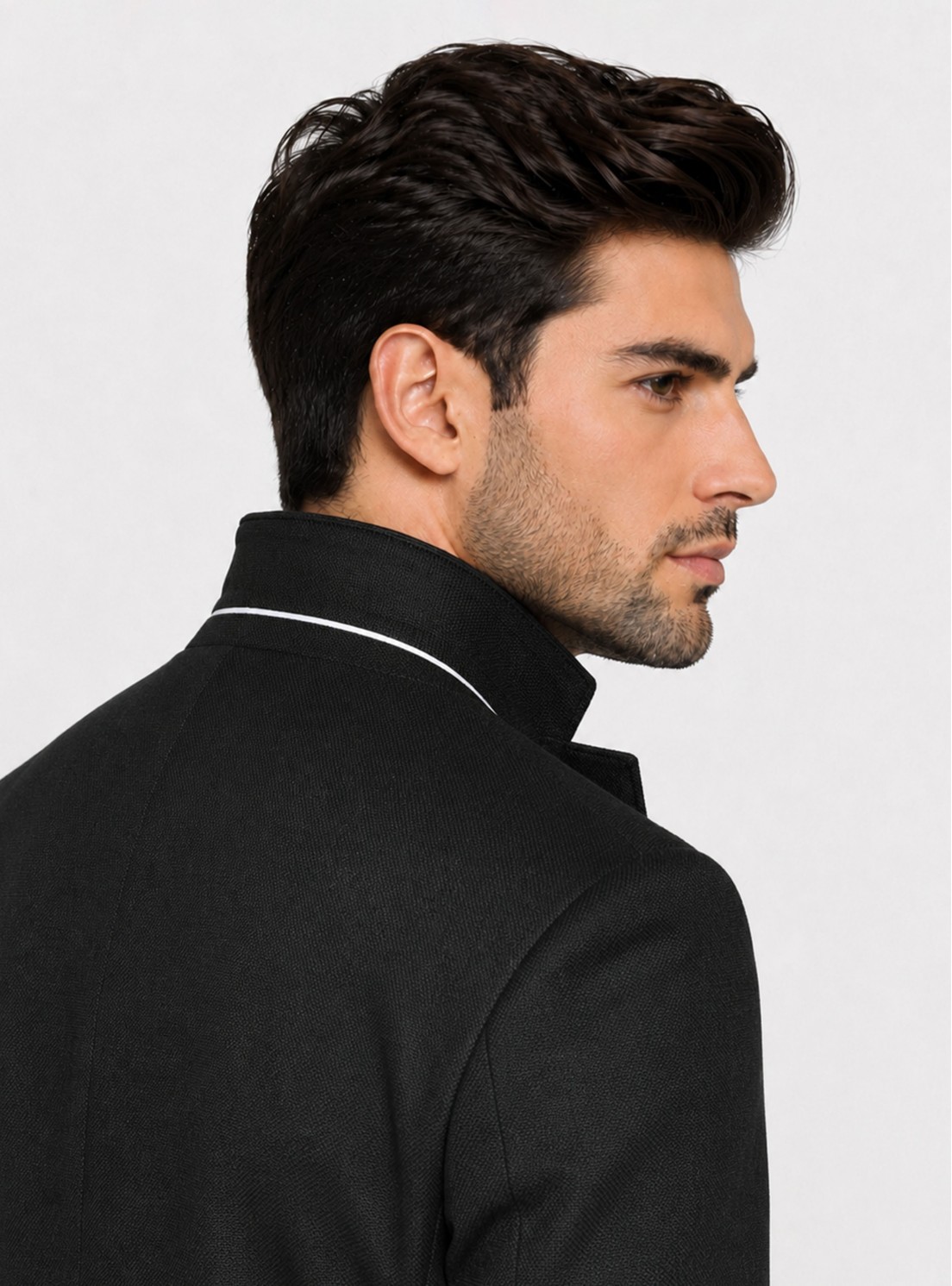 Blazer Poli Viscosa Spandex Tailored Fit Negro Piero Butti Blazer Poli Viscosa Spandex Tailored Fit Negro Piero Butti
