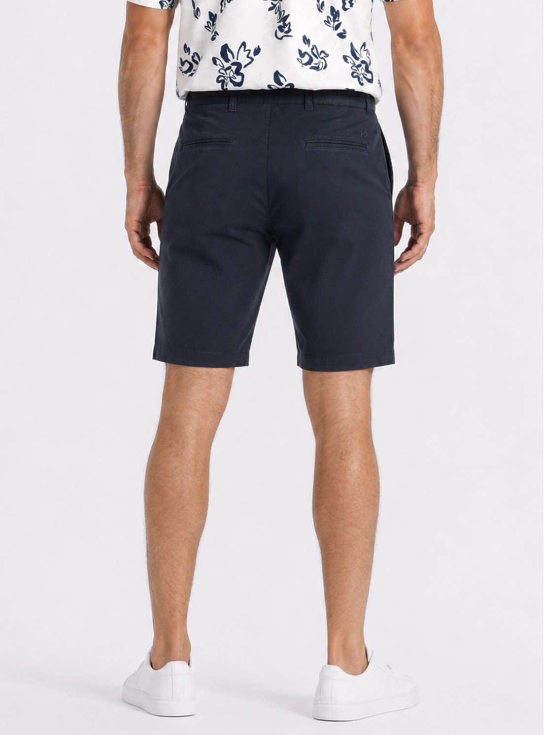 Bermuda Lisa Spandex Regular Fit Azul Marino Piero Butti Bermuda Lisa Spandex Regular Fit Azul Marino Piero Butti