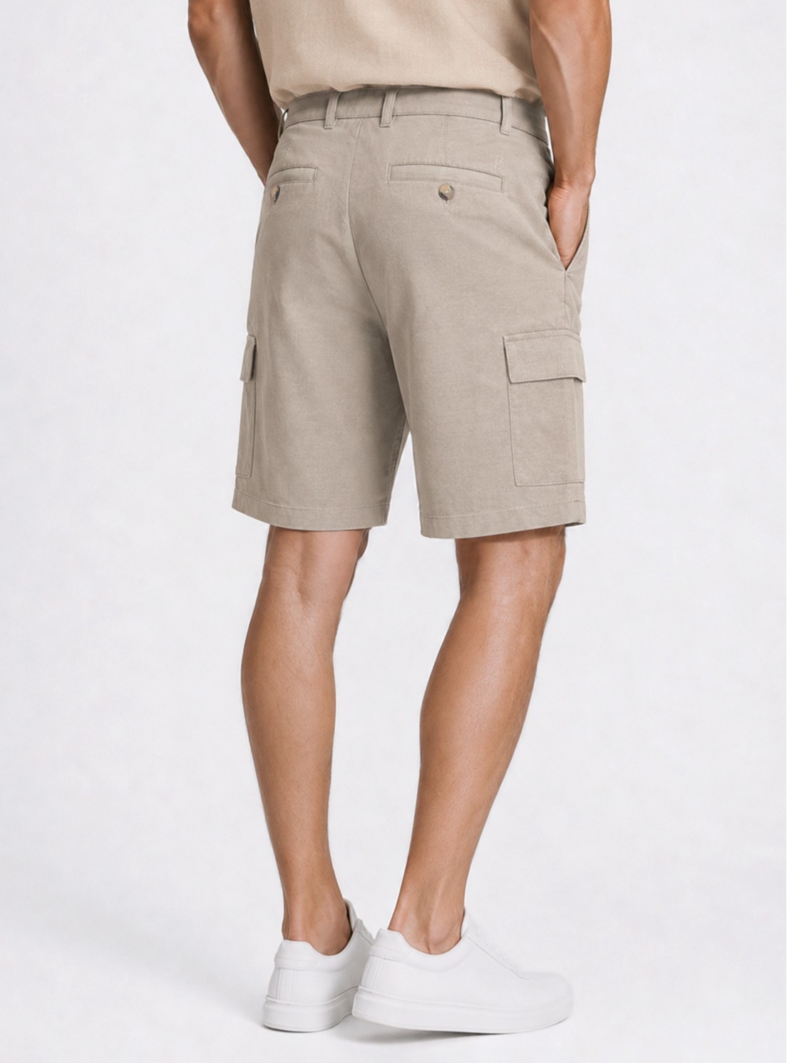 Bermuda Cargo Regular Fit Khaki Piero Butti Bermuda Cargo Regular Fit Khaki Piero Butti