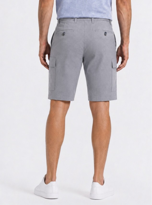 Bermuda Cargo Regular Fit Azul Marino Piero Butti Bermuda Cargo Regular Fit Azul Marino Piero Butti