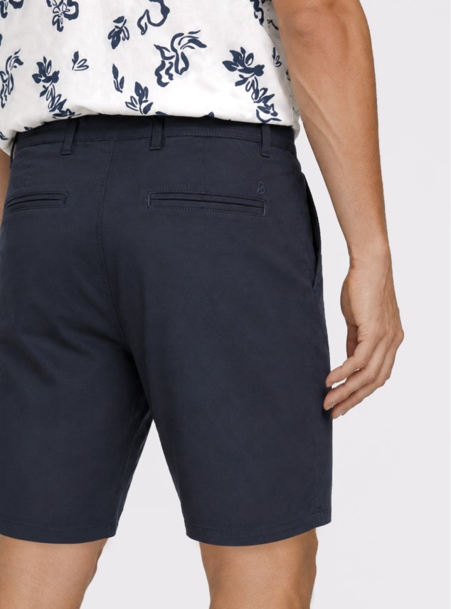 Bermuda Lisa Spandex Regular Fit Azul Marino Piero Butti Bermuda Lisa Spandex Regular Fit Azul Marino Piero Butti
