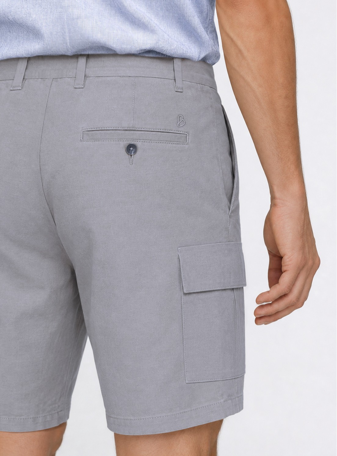 Bermuda Cargo Regular Fit Azul Marino Piero Butti Bermuda Cargo Regular Fit Azul Marino Piero Butti