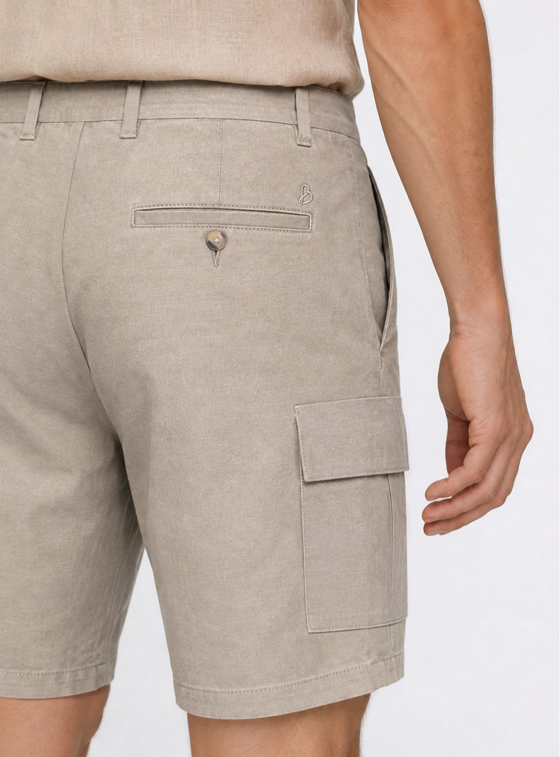 Bermuda Cargo Regular Fit Khaki Piero Butti Bermuda Cargo Regular Fit Khaki Piero Butti