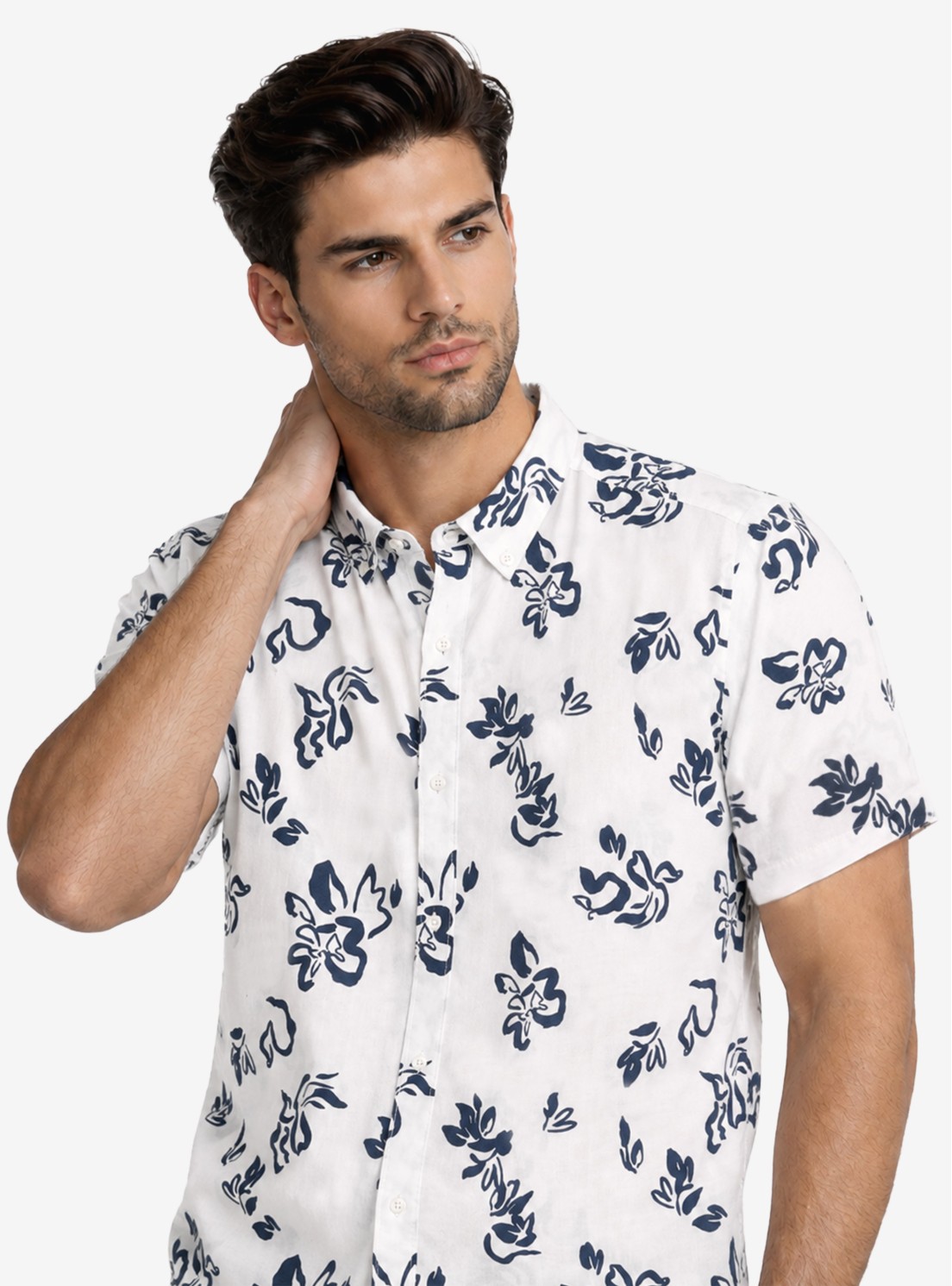 Camisa Print Regular Fit Azul Piero Butti Camisa Print Regular Fit Azul Piero Butti