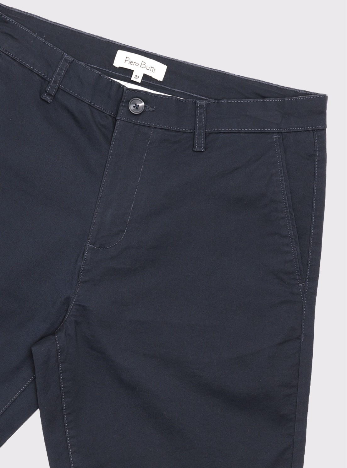 Bermuda Lisa Spandex Regular Fit Azul Marino Piero Butti Bermuda Lisa Spandex Regular Fit Azul Marino Piero Butti