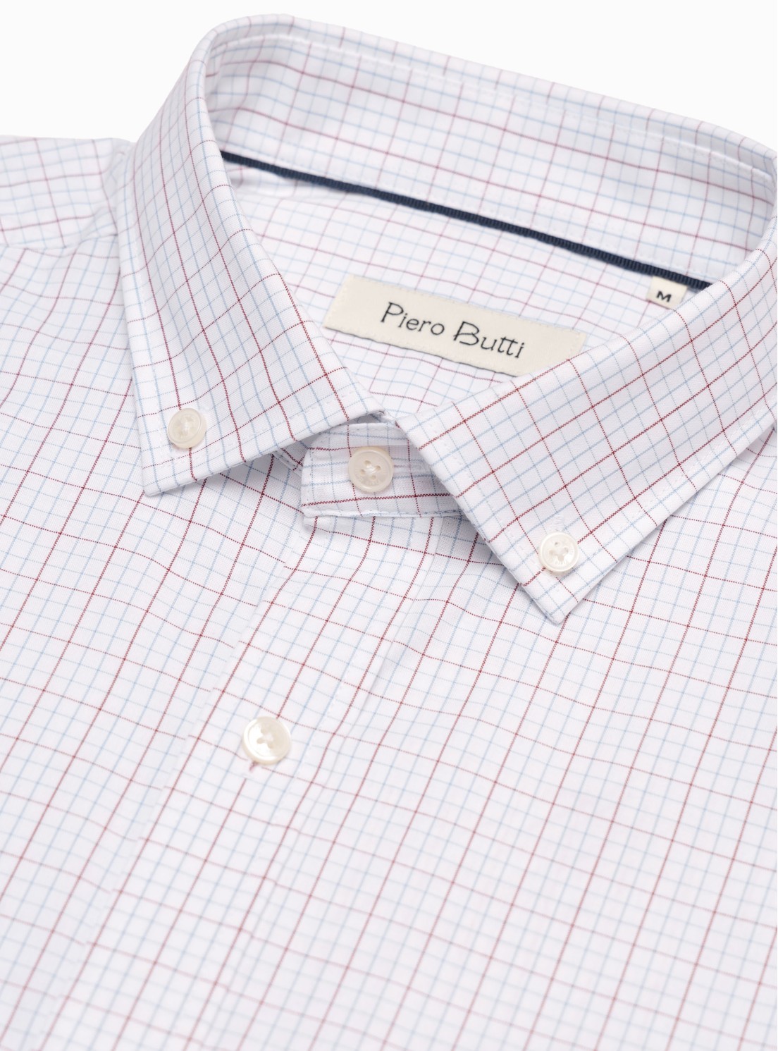 Camisa A Cuadros Regular Fit Rojo Piero Butti Camisa A Cuadros Regular Fit Rojo Piero Butti