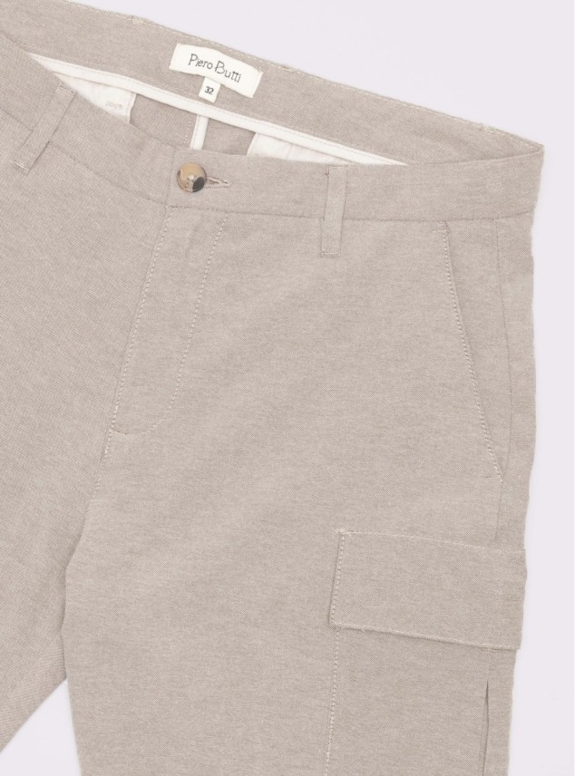 Bermuda Cargo Regular Fit Khaki Piero Butti Bermuda Cargo Regular Fit Khaki Piero Butti