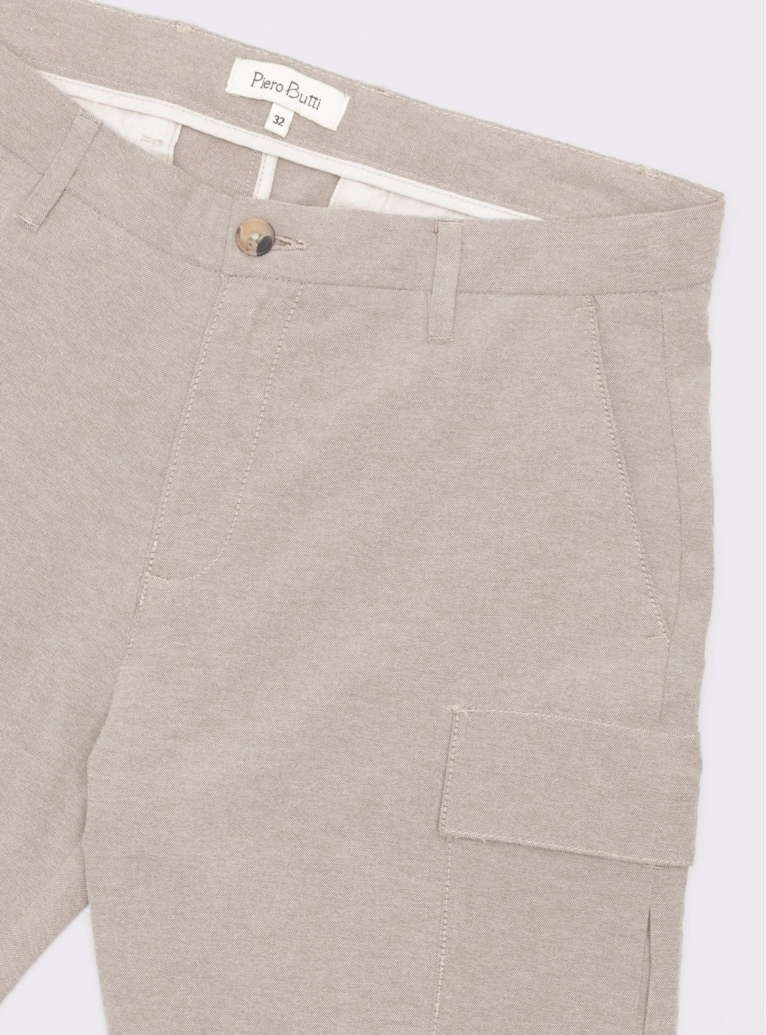 Bermuda Cargo Regular Fit Khaki Piero Butti Bermuda Cargo Regular Fit Khaki Piero Butti