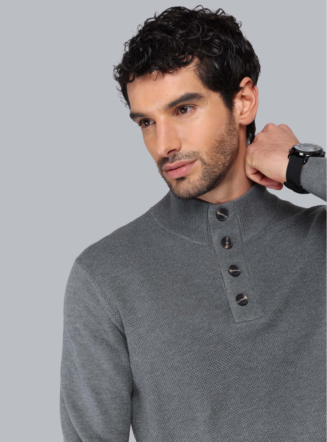Sweater Texturado Cuello Alto Piero Butti Sweater Texturado Cuello Alto Piero Butti