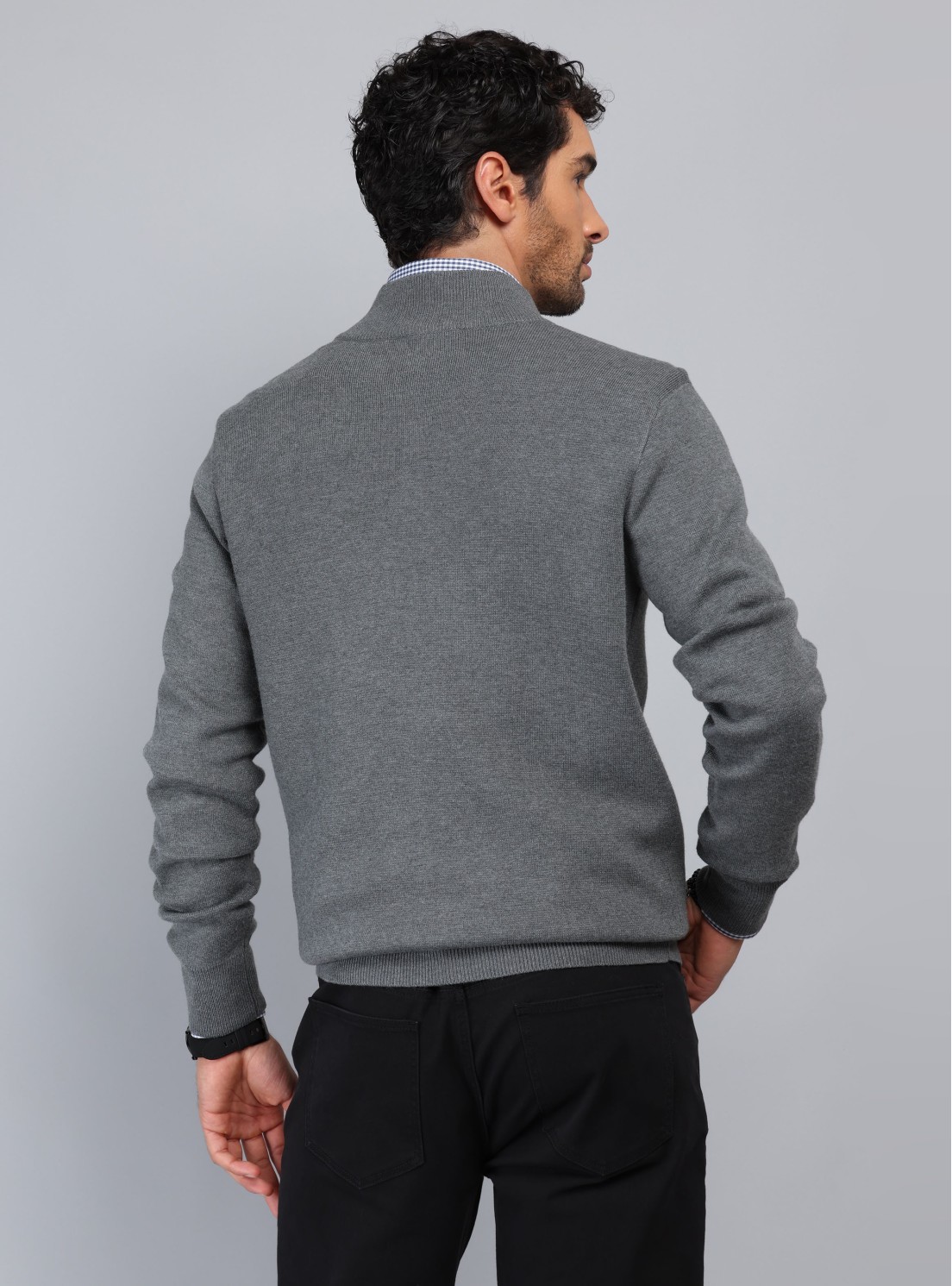 Sweater Cuello Alto Con Cierre Piero Butti Sweater Cuello Alto Con Cierre Piero Butti