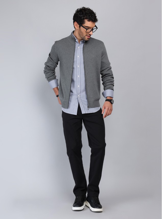 Sweater Cuello Alto Con Cierre Piero Butti Sweater Cuello Alto Con Cierre Piero Butti