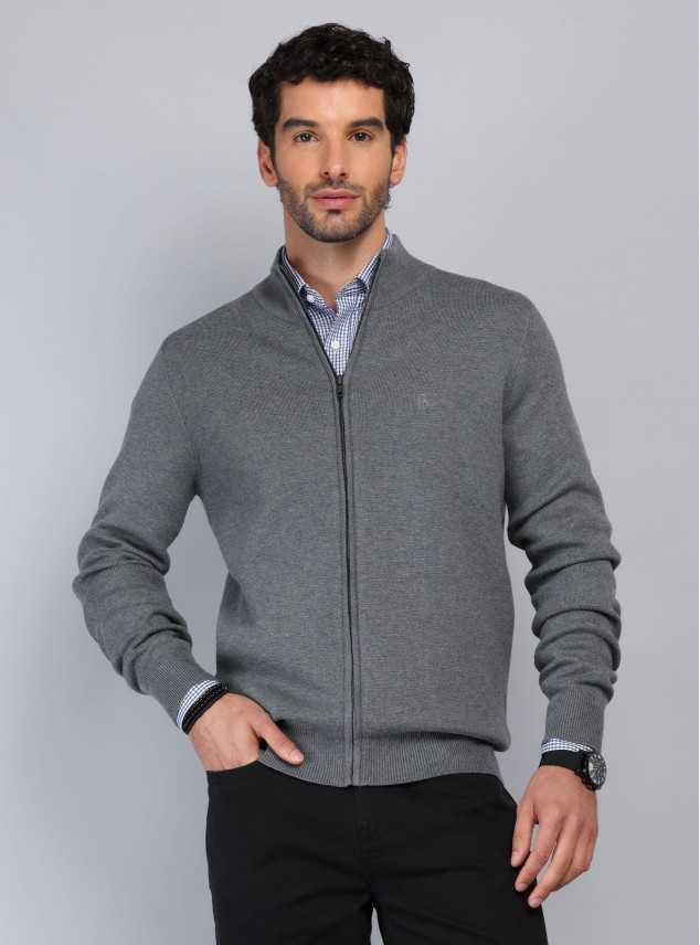 Sweater Cuello Alto Con Cierre Piero Butti Sweater Cuello Alto Con Cierre Piero Butti