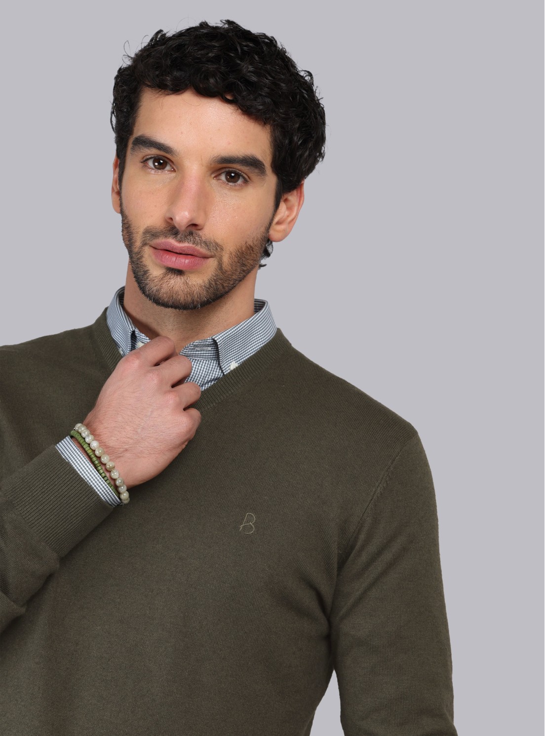 Sweater Liso Cuello V Piero Butti Sweater Liso Cuello V Piero Butti