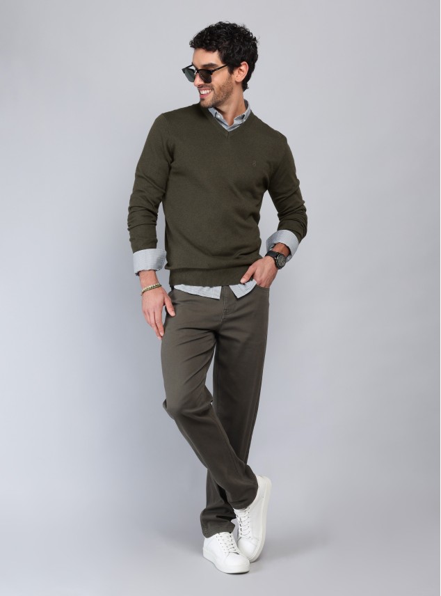 Sweater Liso Cuello V Piero Butti Sweater Liso Cuello V Piero Butti