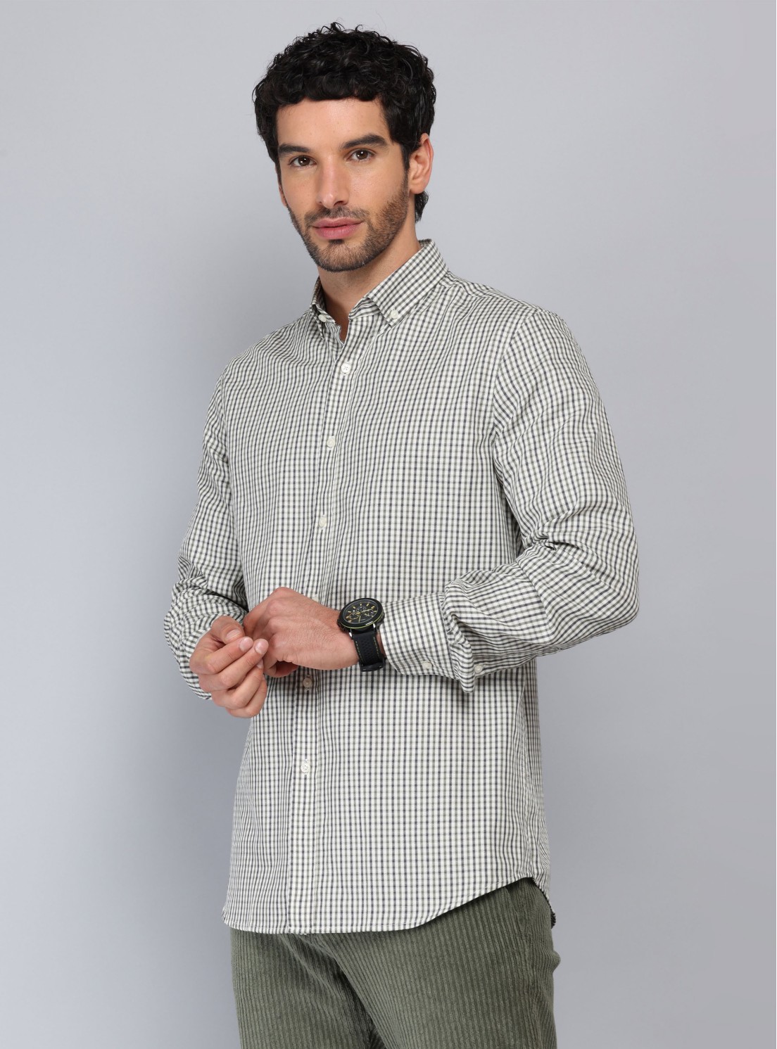 Camisa Cuadros Tailored Fit Oliva Piero Butti Camisa Cuadros Tailored Fit Oliva Piero Butti